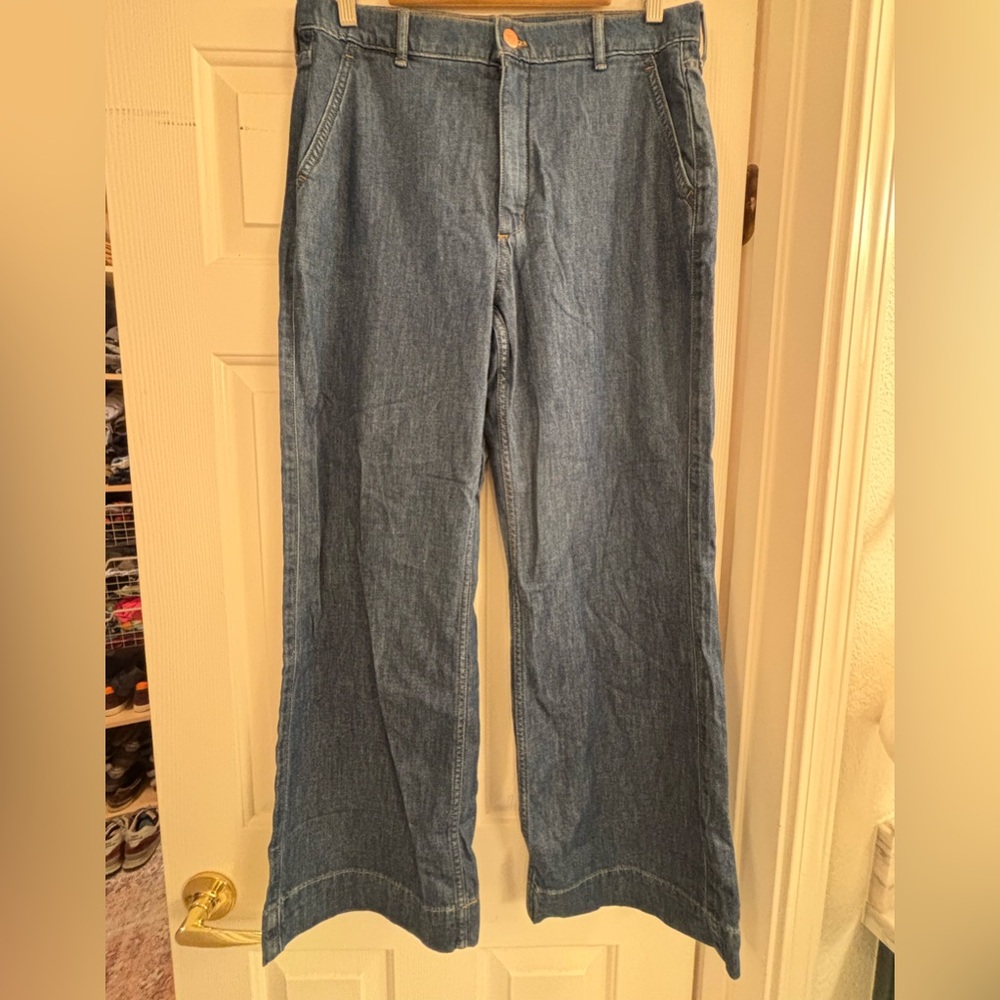 Trouser style medium/dark J Crew jeans